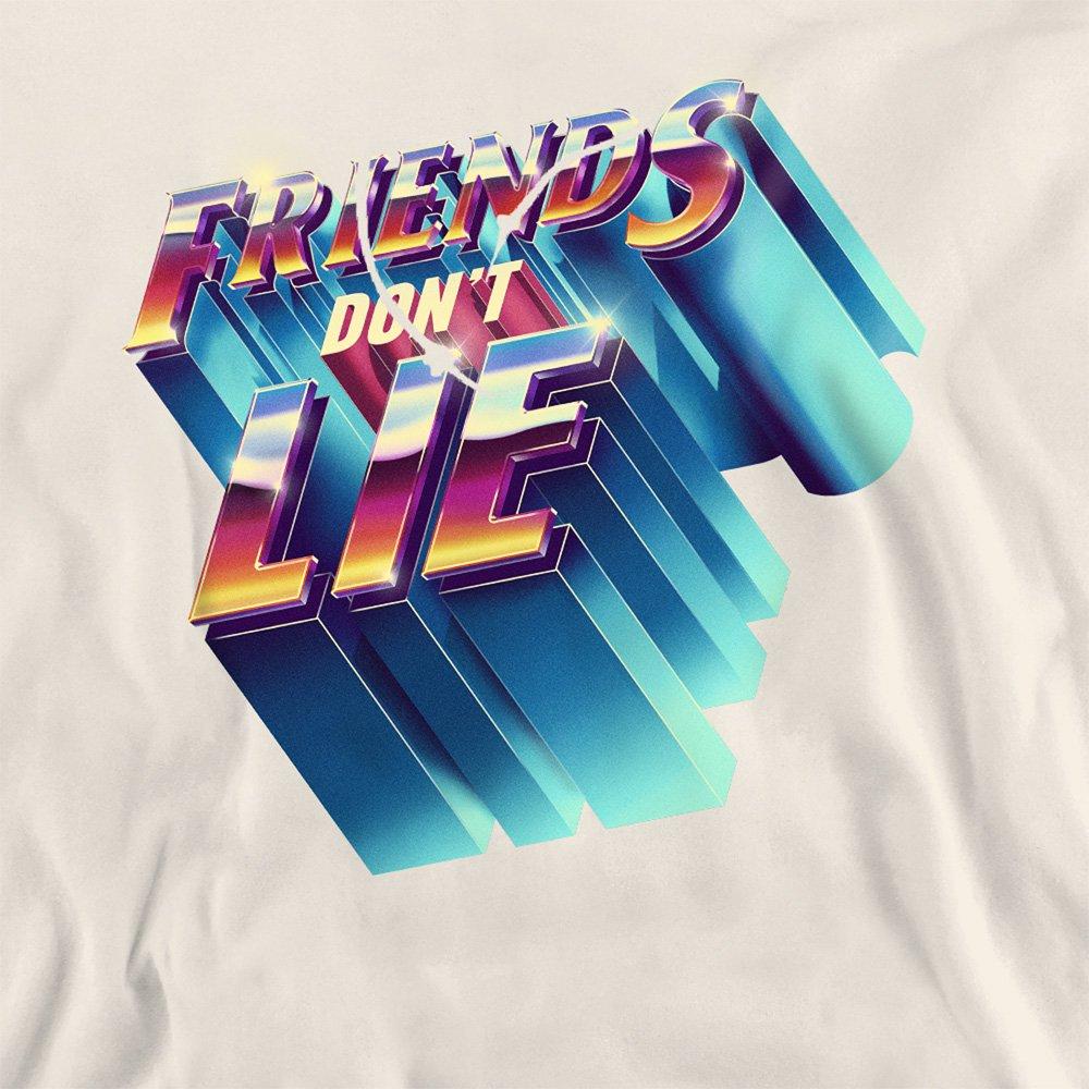 Beige - Stranger Things - Stranger Things Friends DonT Lie Sweatshirt Natu - 2