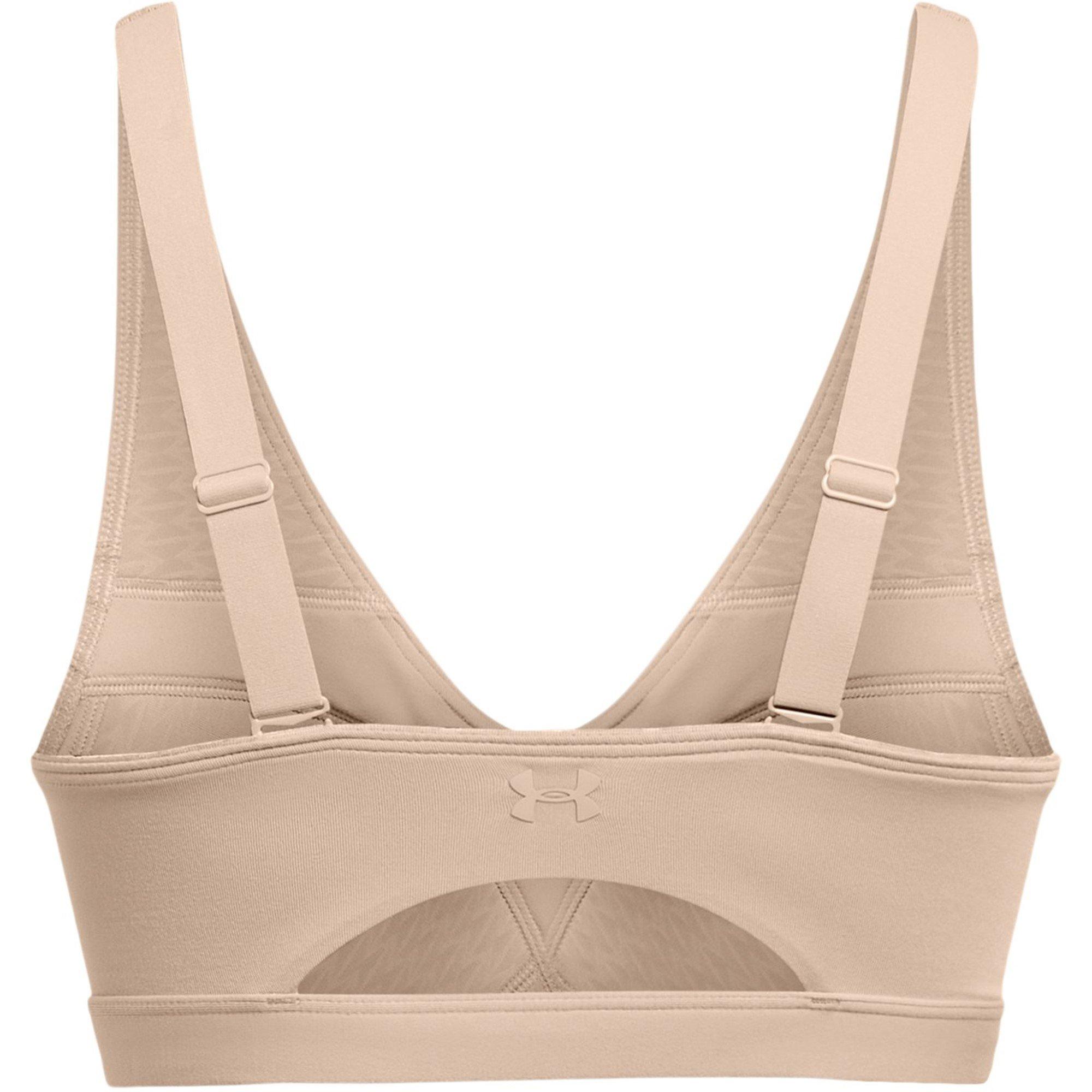 Smeđa - Under Armour - SmartFoam Evolution Mid-Support Sports Bra Womens - 2