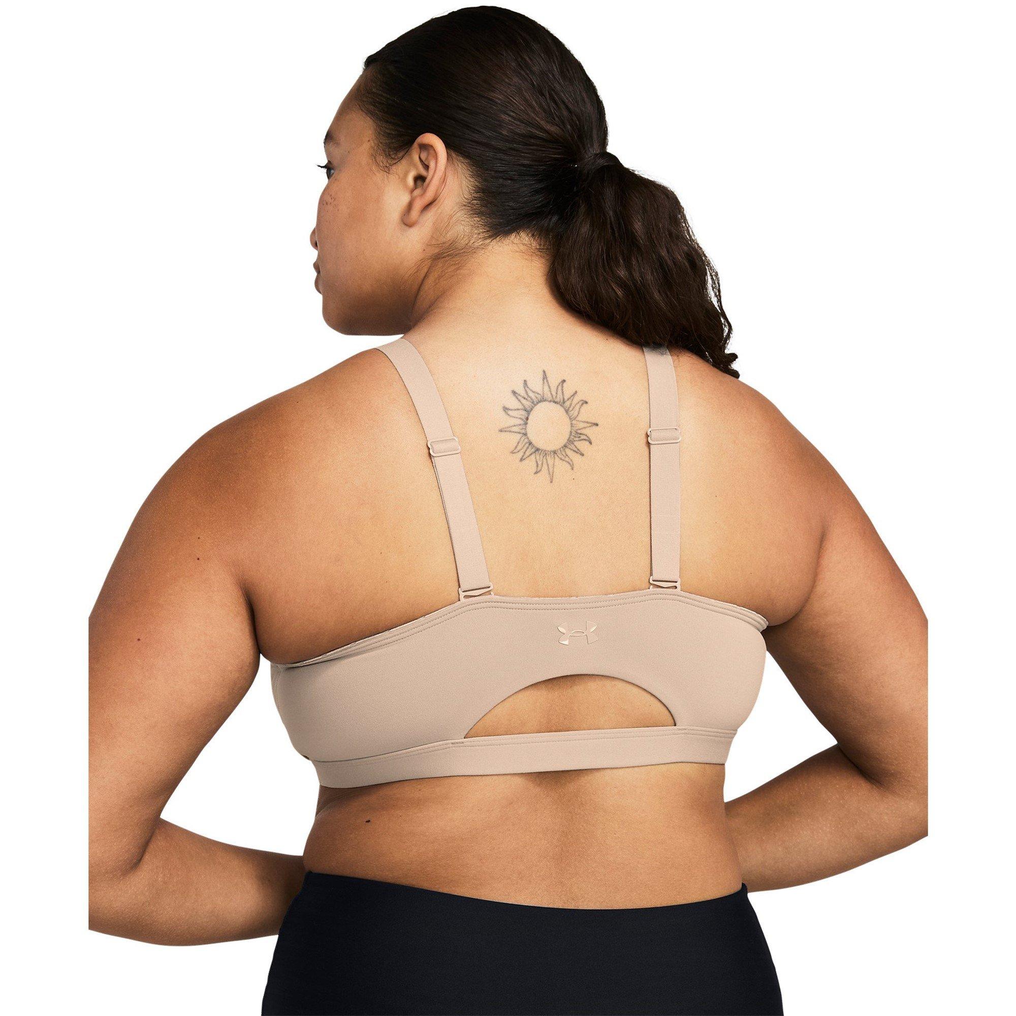 Smeđa - Under Armour - SmartFoam Evolution Mid-Support Sports Bra Womens - 12