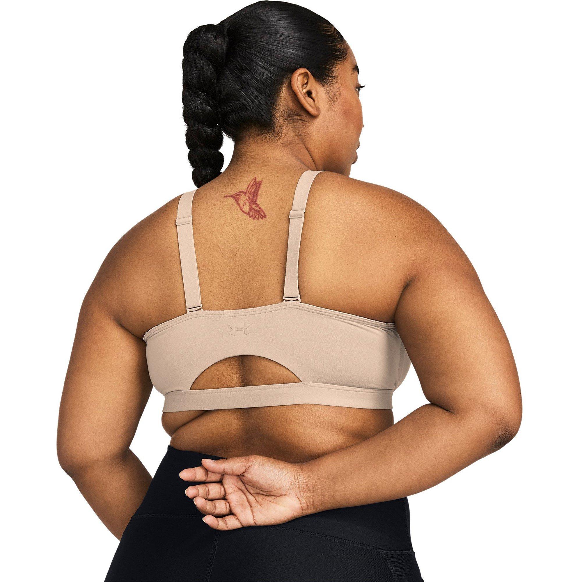 Smeđa - Under Armour - SmartFoam Evolution Mid-Support Sports Bra Womens - 14