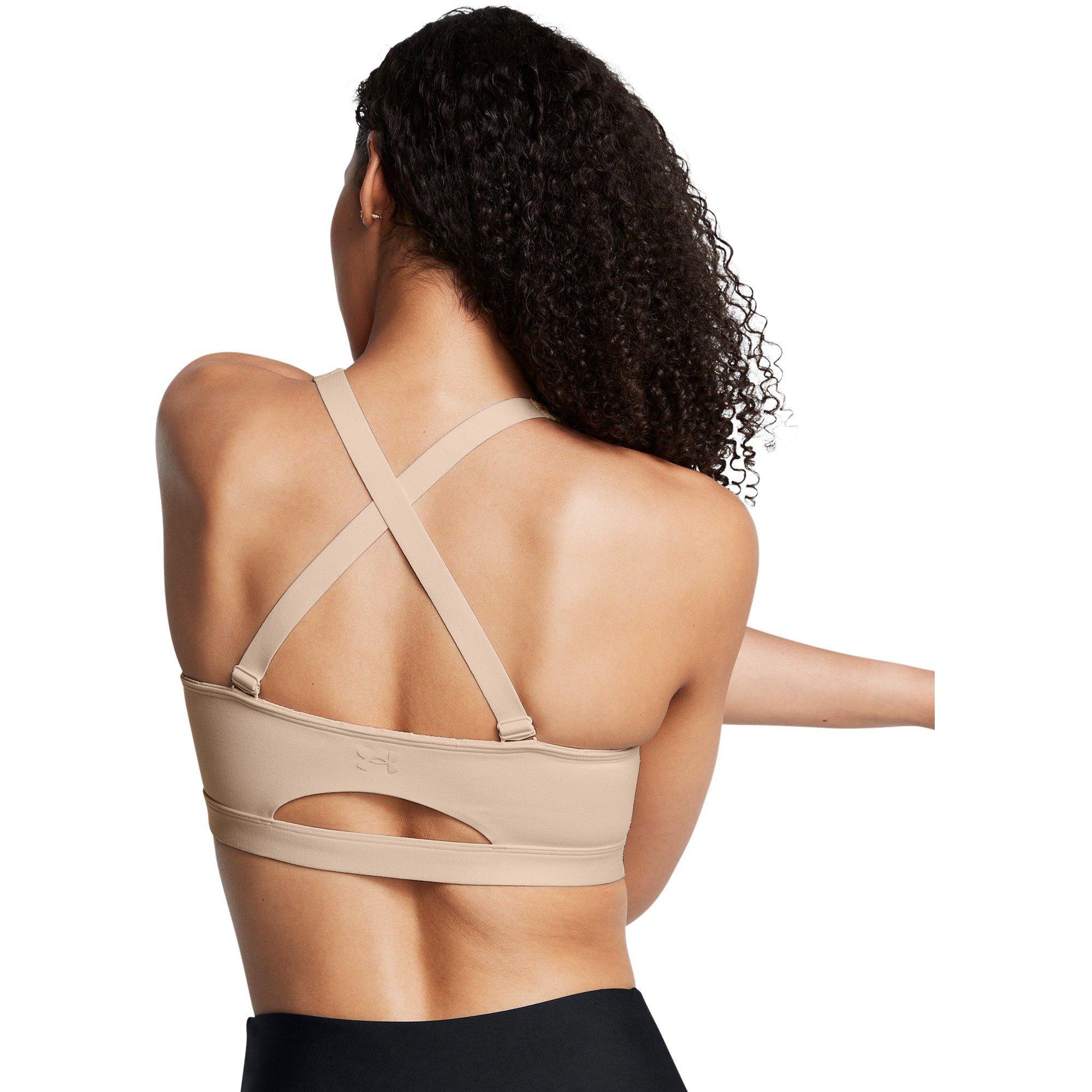 Smeđa - Under Armour - SmartFoam Evolution Mid-Support Sports Bra Womens - 15