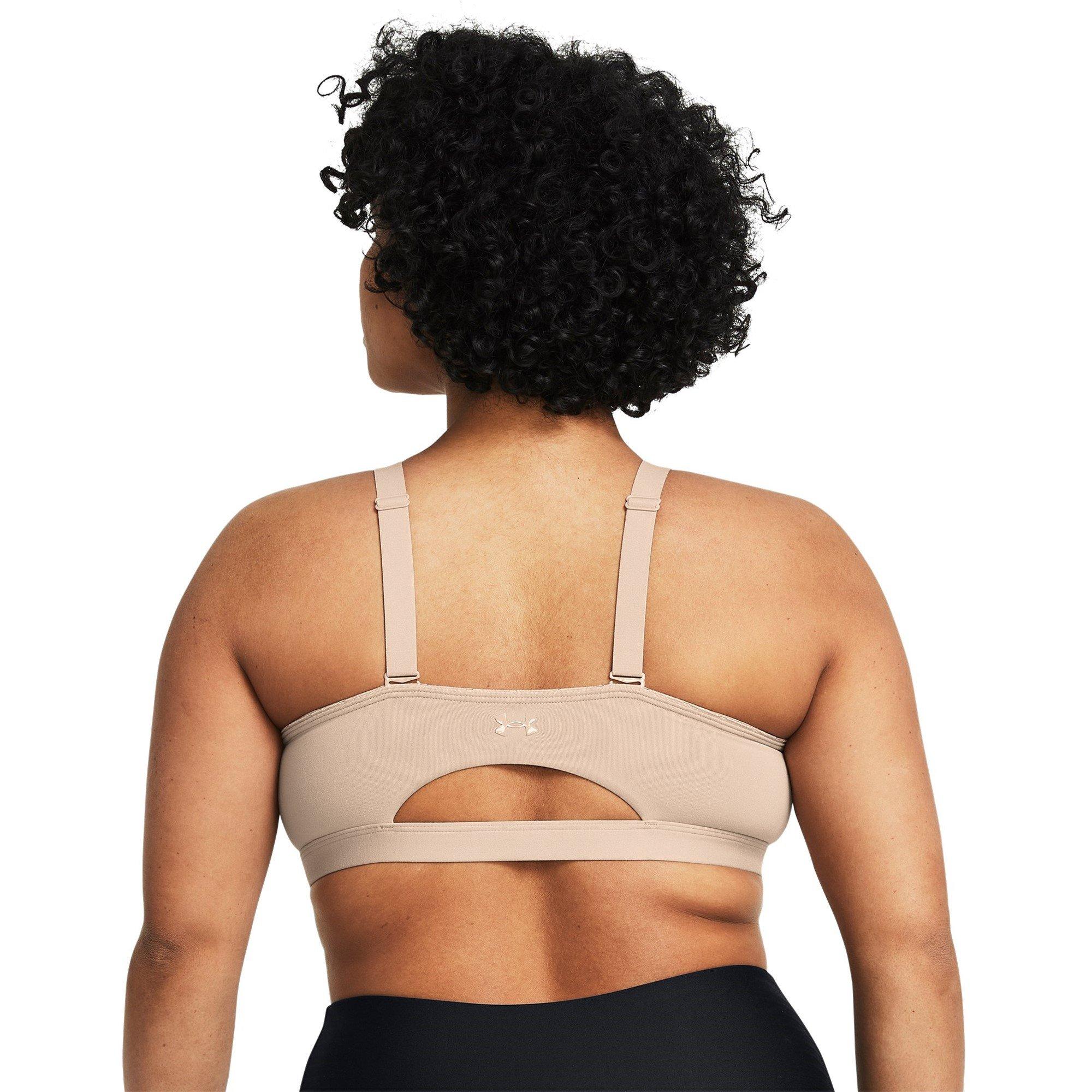 Smeđa - Under Armour - SmartFoam Evolution Mid-Support Sports Bra Womens - 10