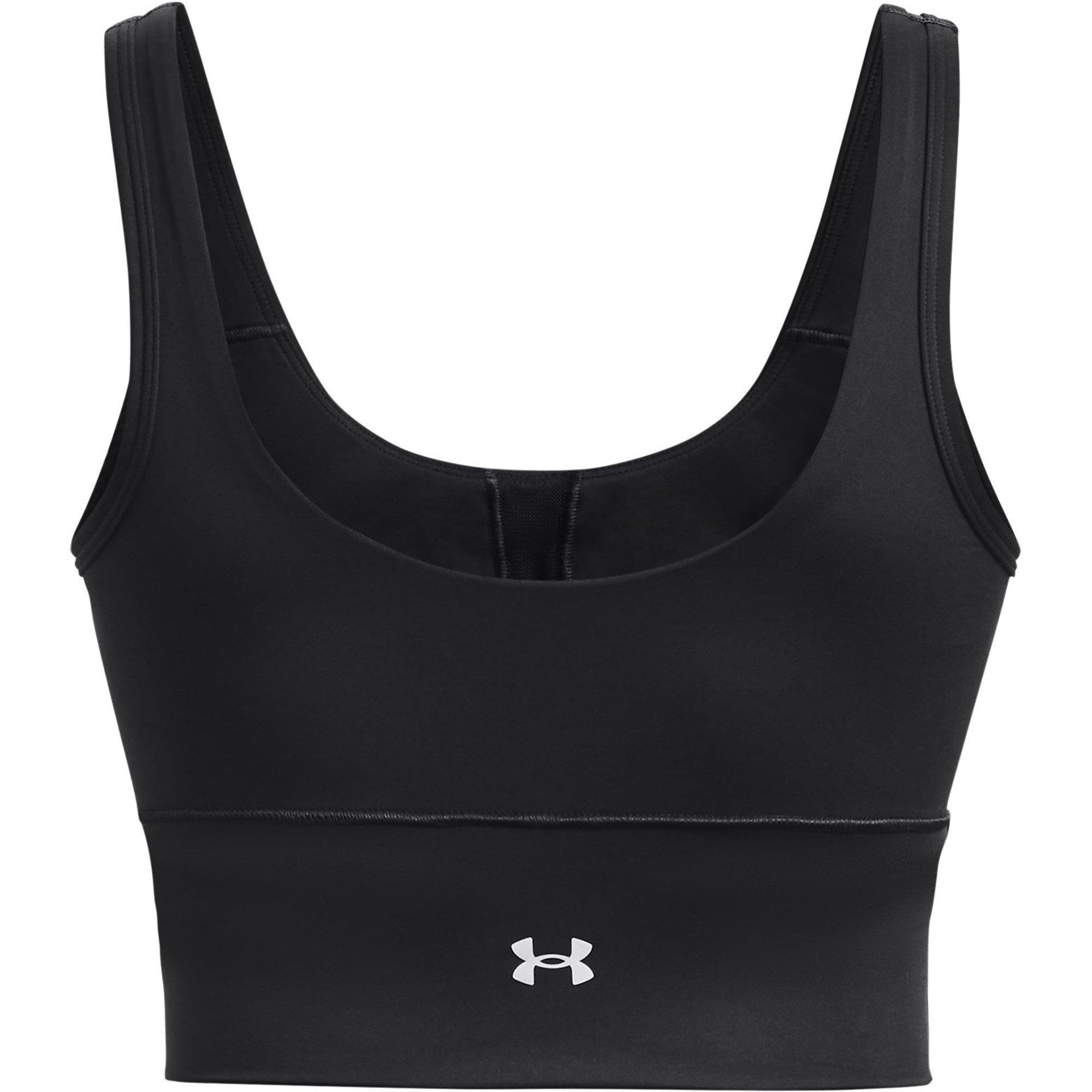Crna - Under Armour - Meridian Fitted Crop Tank Womens - 2