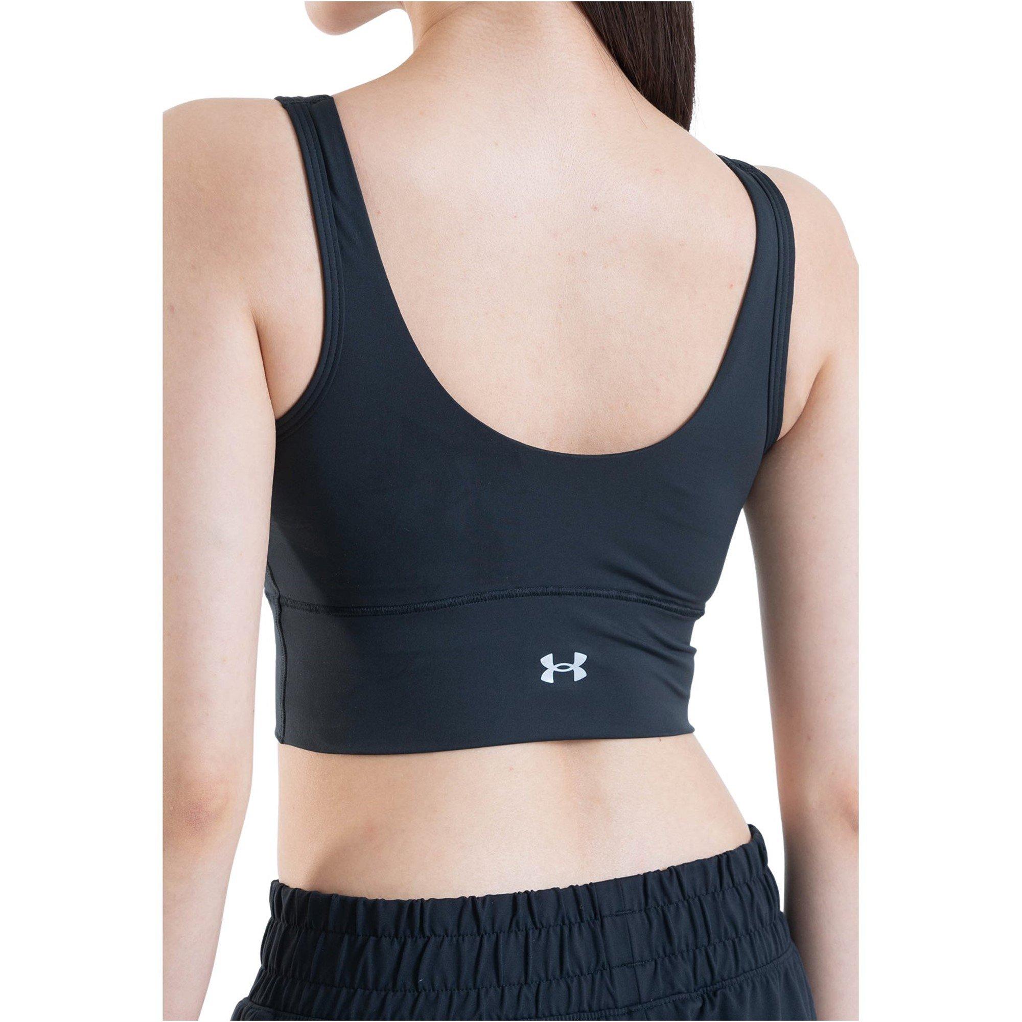 Crna - Under Armour - Meridian Fitted Crop Tank Womens - 11