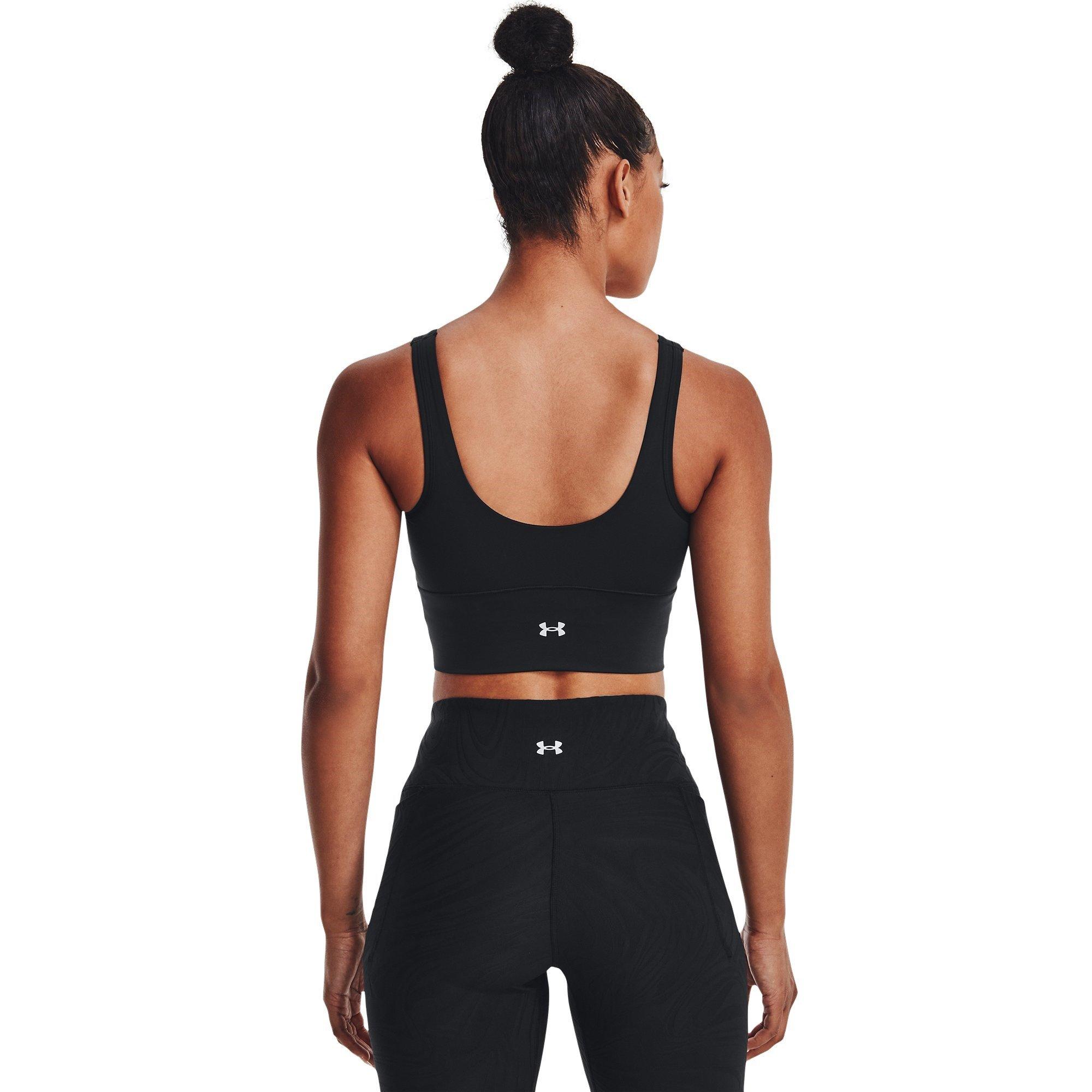 Crna - Under Armour - Meridian Fitted Crop Tank Womens - 4