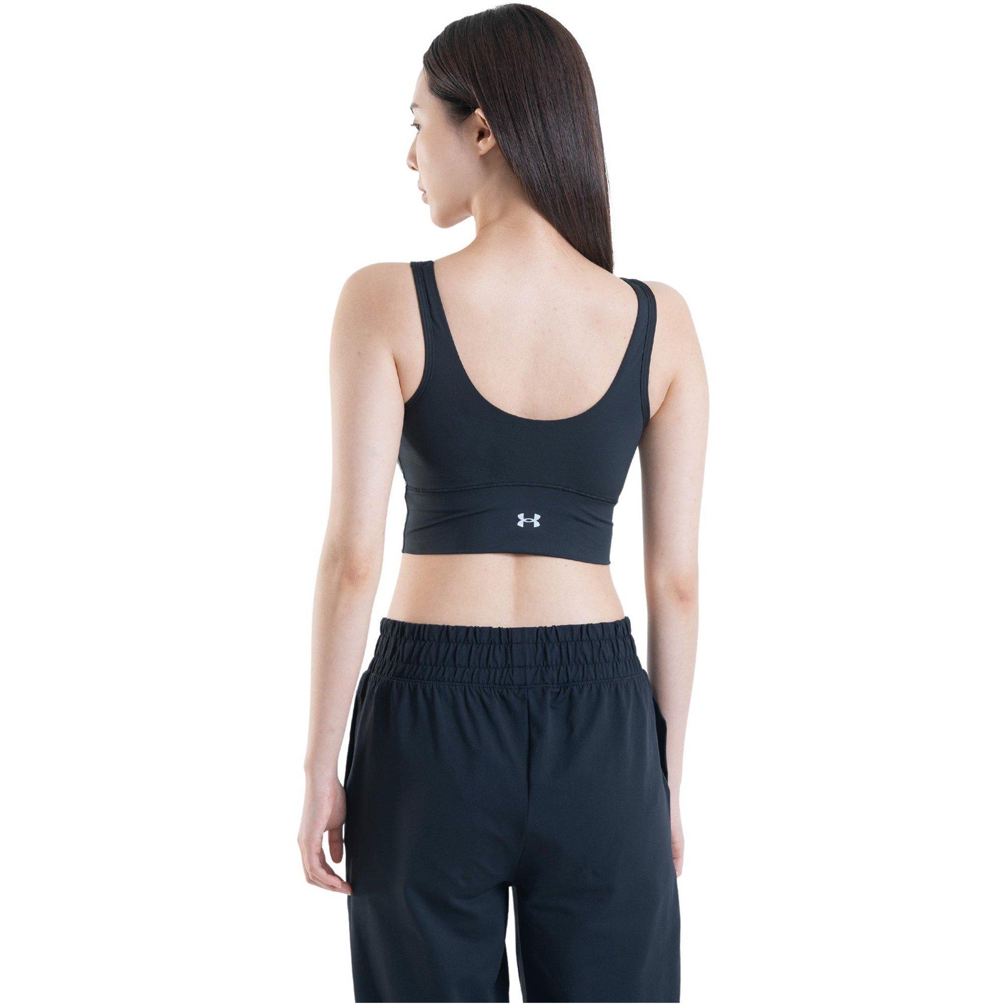 Crna - Under Armour - Meridian Fitted Crop Tank Womens - 6