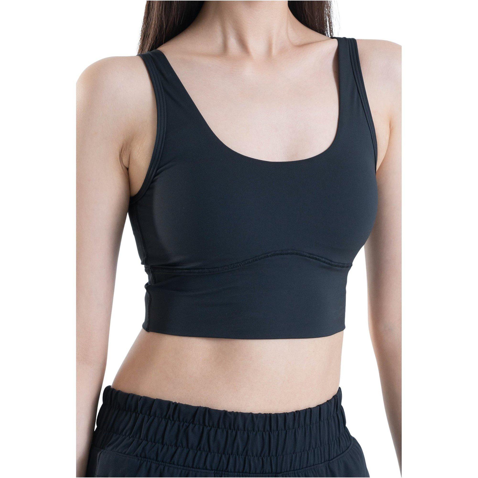 Crna - Under Armour - Meridian Fitted Crop Tank Womens - 8