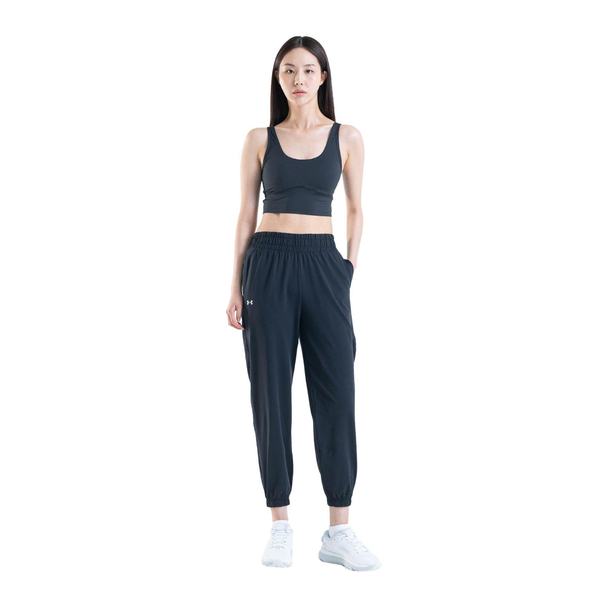 Crna - Under Armour - Meridian Fitted Crop Tank Womens - 10