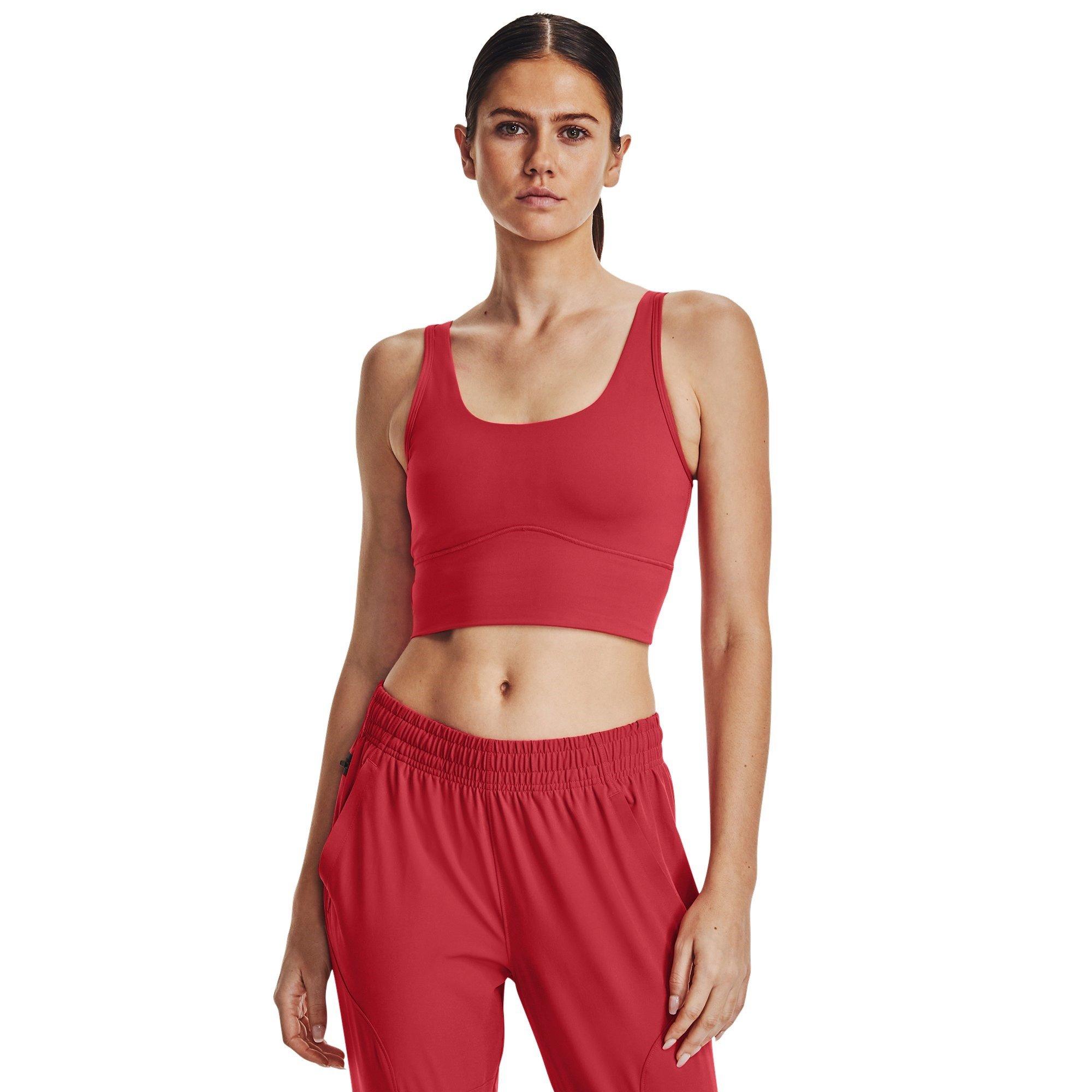Rød - Under Armour - Meridian Fitted Crop Tank Womens - 2