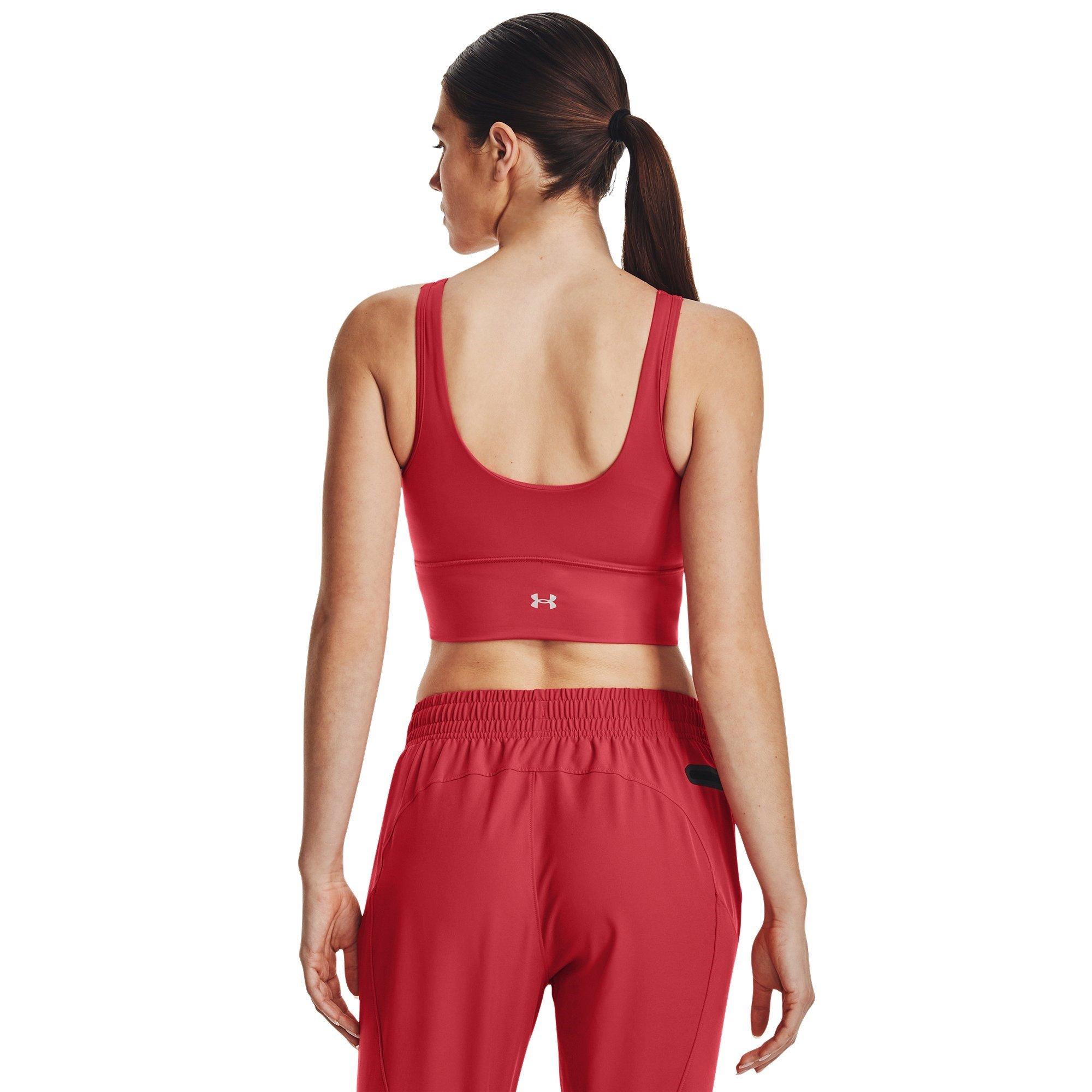 Rød - Under Armour - Meridian Fitted Crop Tank Womens - 3