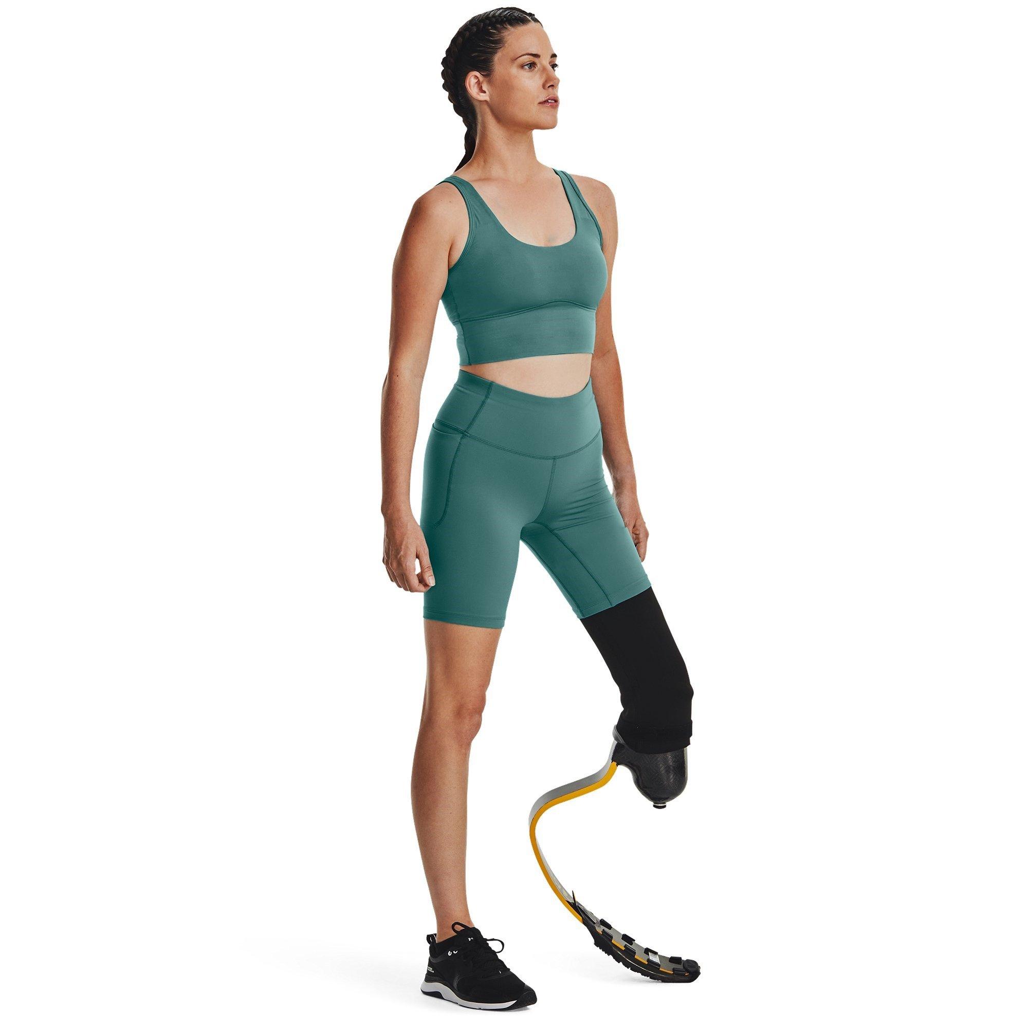 Green - Under Armour - Meridian Fitted Crop Tank Womens - 6