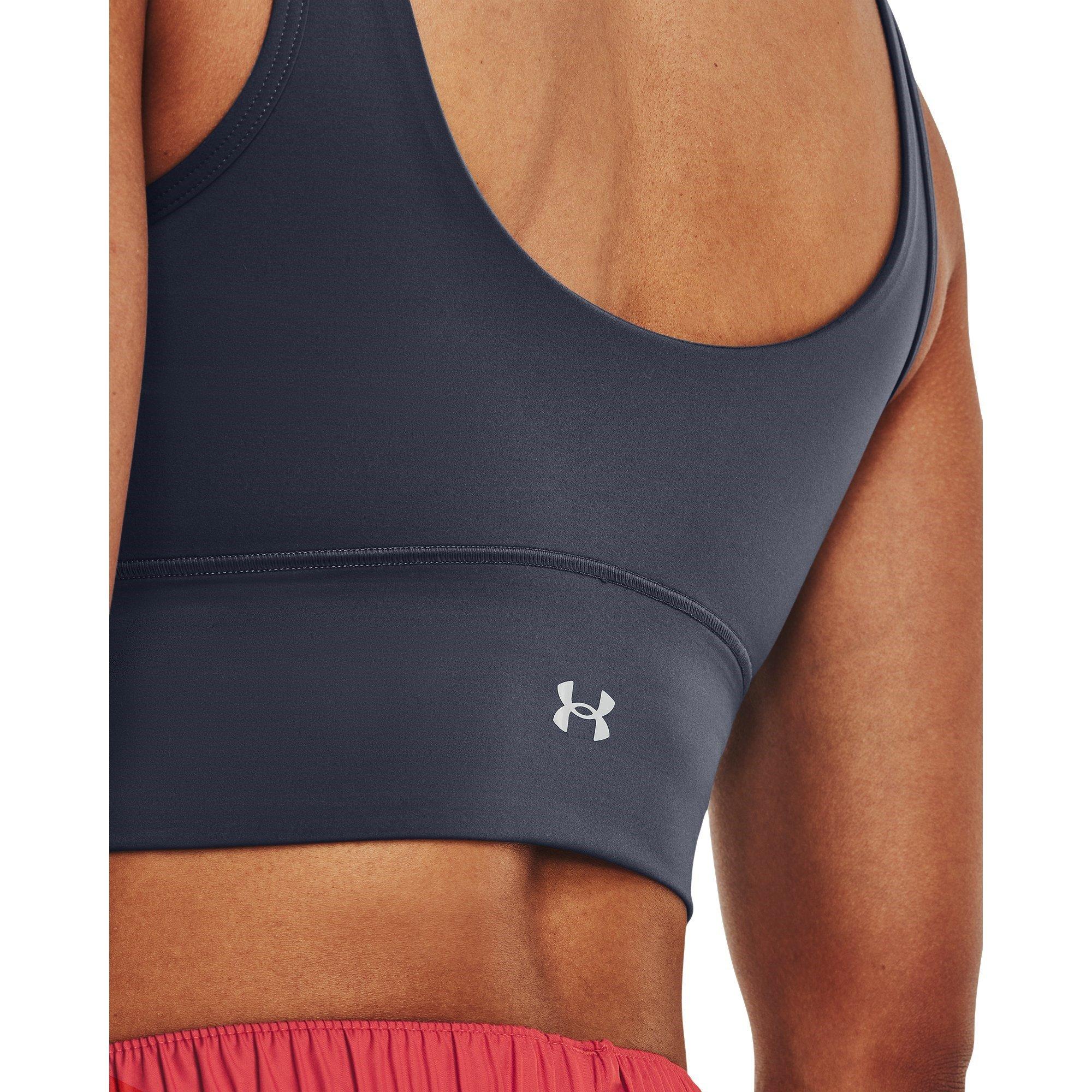 Grey - Under Armour - Meridian Fitted Crop Tank Womens - 4