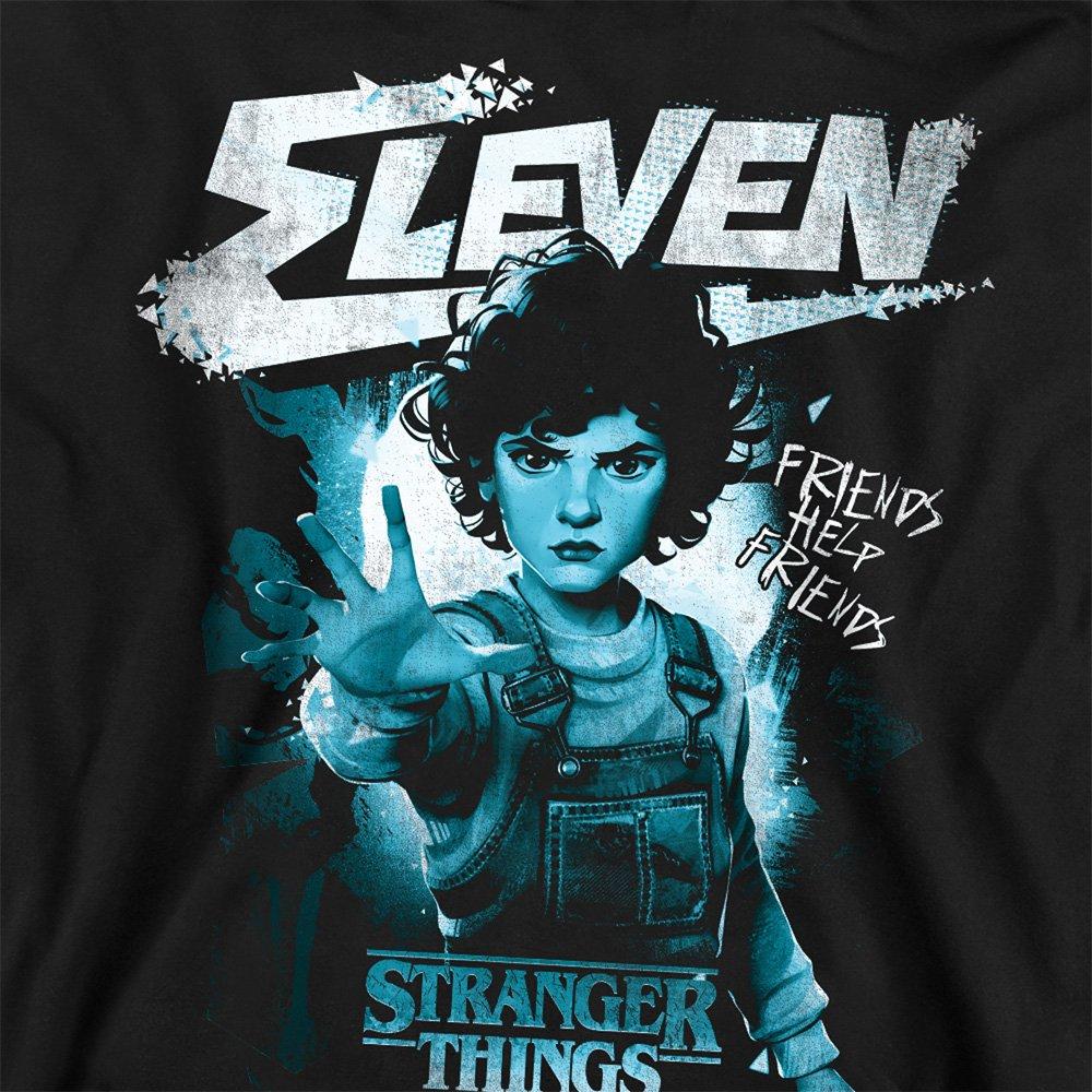 Black - Stranger Things - Stranger Things Tales From 85 Eleven Mono Sweatshi - 2