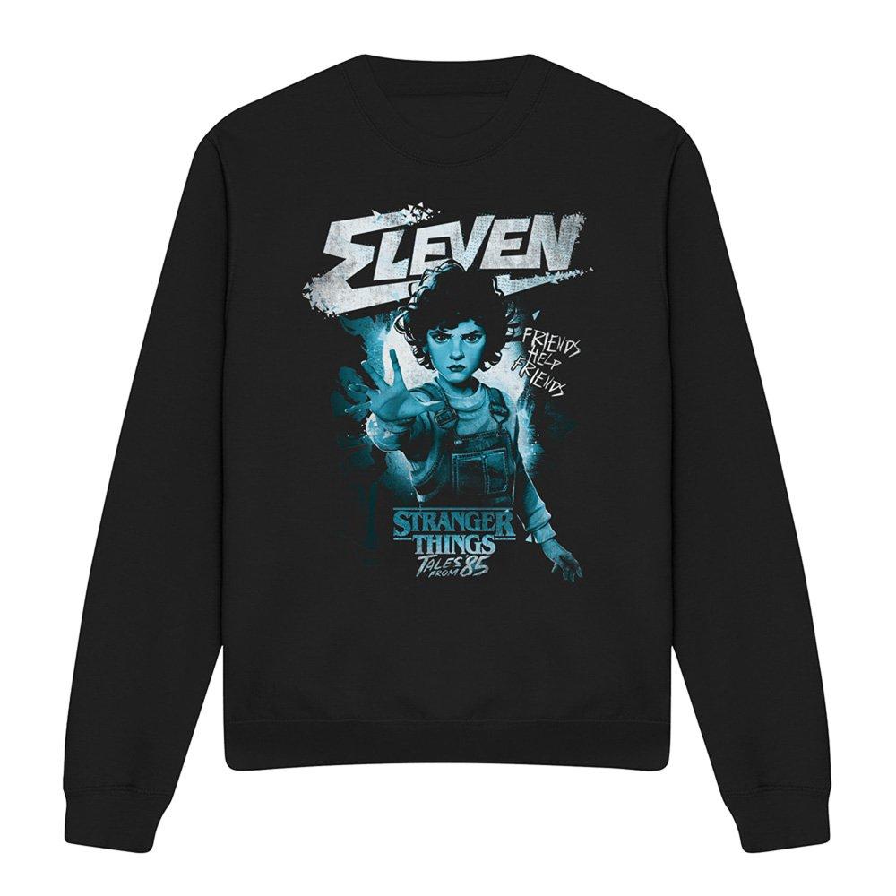 Black - Stranger Things - Stranger Things Tales From 85 Eleven Mono Sweatshi - 4