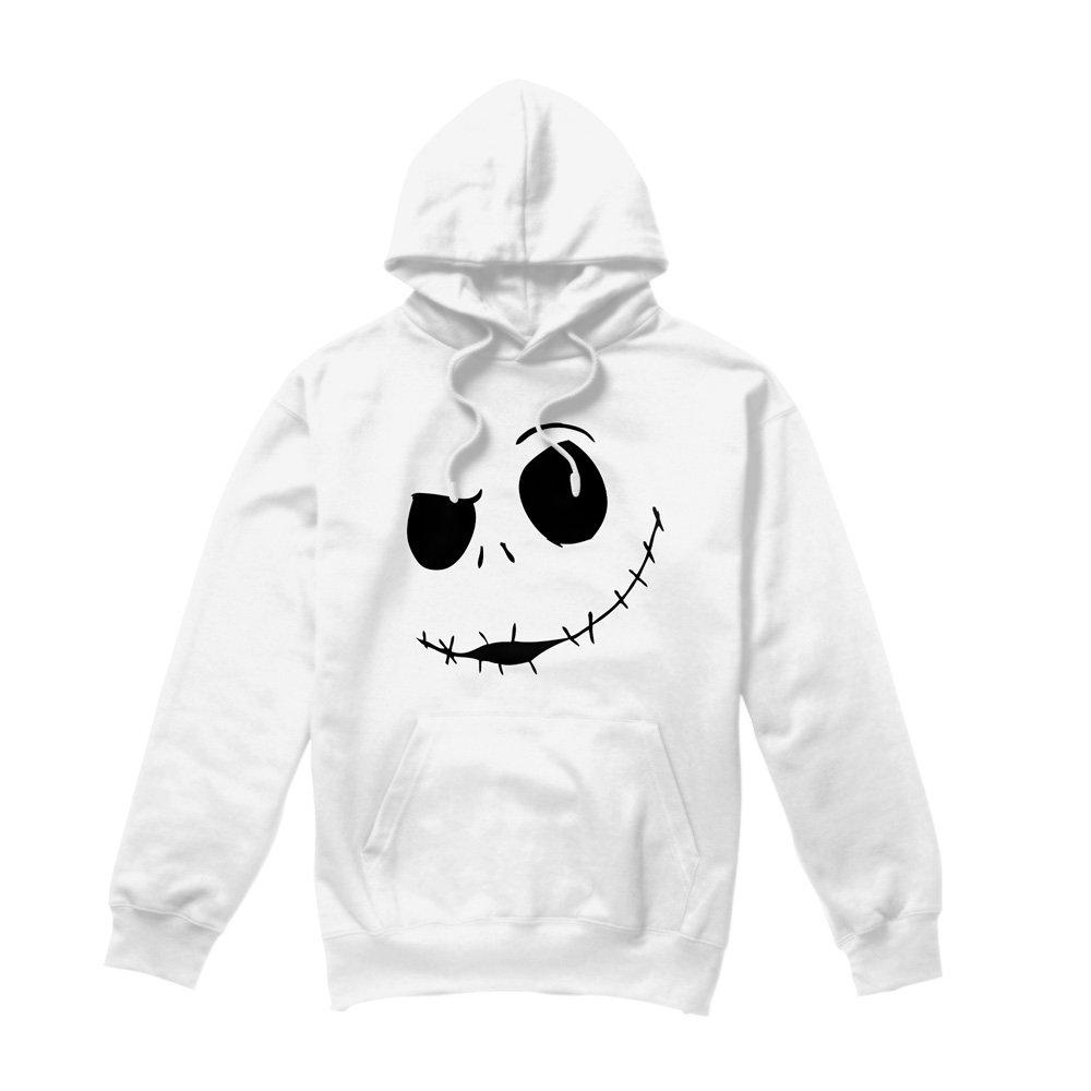 White - The Nightmare before Christmas - The Nightmare Before Christmas Jack Face Hoodie Wh - 4