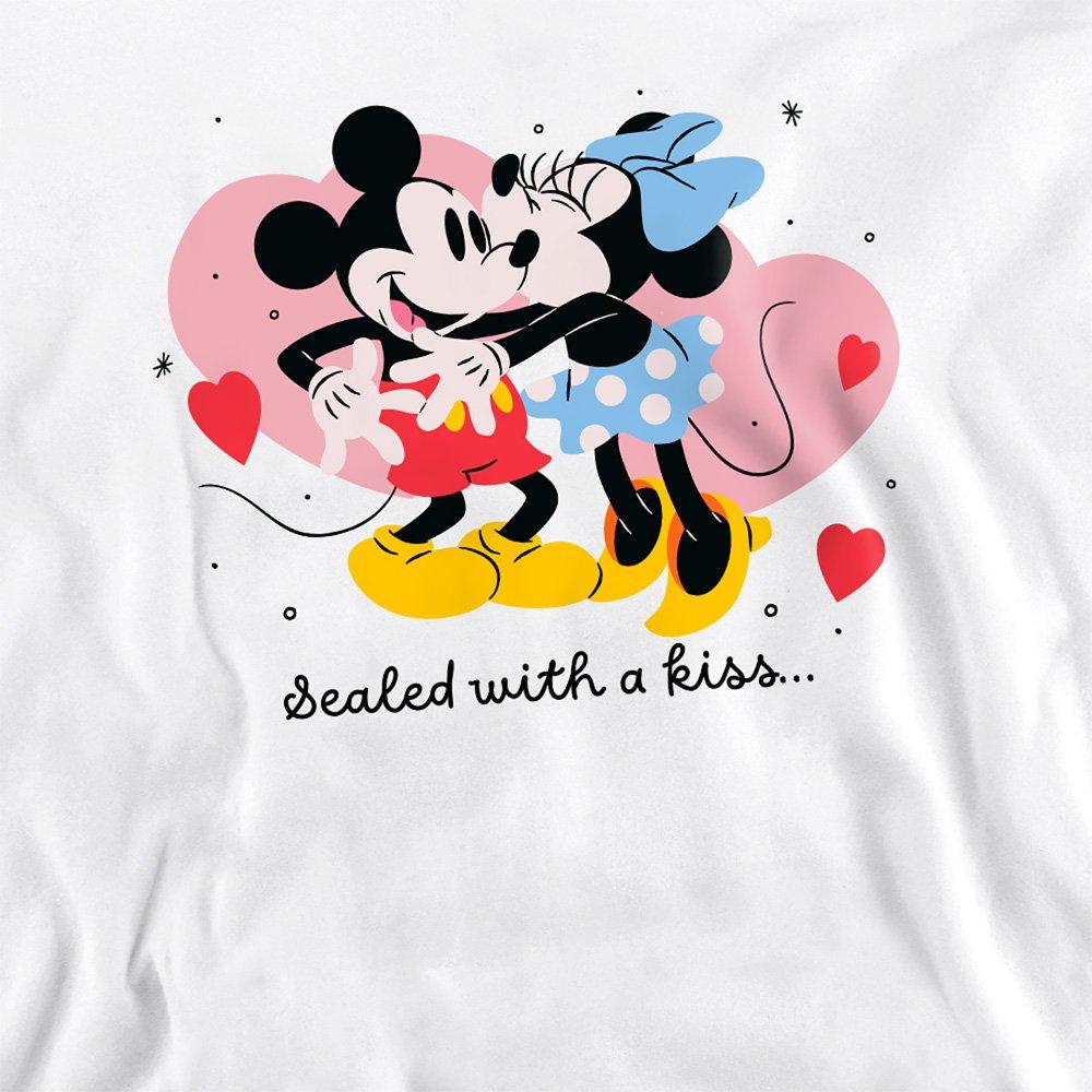 White - Disney - Mickey And Minnie Sealed With A Kiss Sweatshirt W - 2