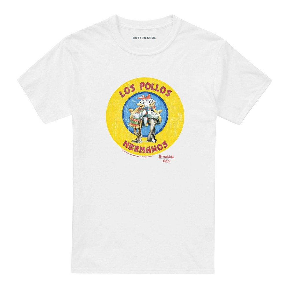 White - Breaking Bad - Breaking Bad Los Pollos Hermanos T Shirt White - 4