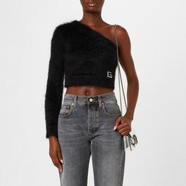 Gucci One Shoulder Cropped Top