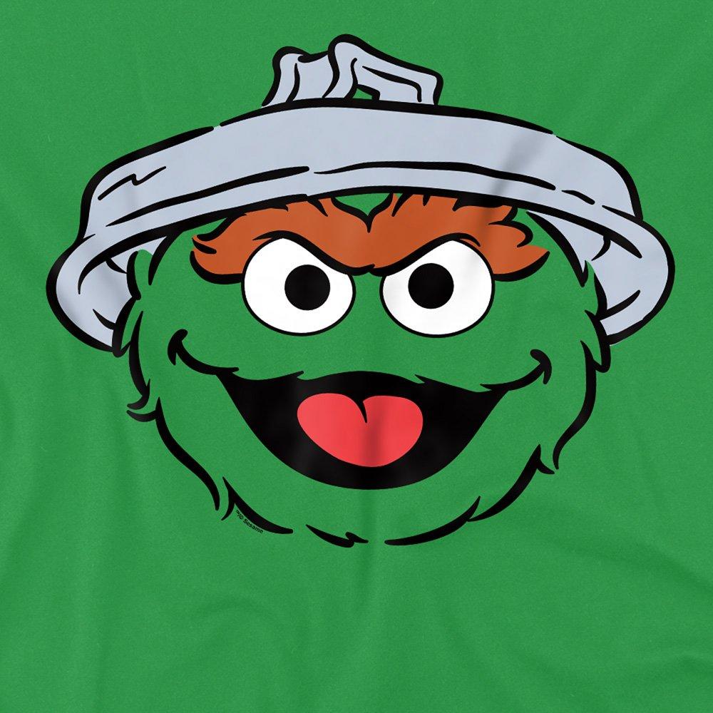 Green - Sesame Street - Sesame Street Oscar The Grouch Full Face T Shirt - 2