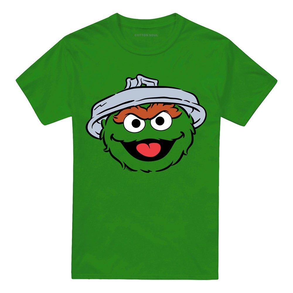 Green - Sesame Street - Sesame Street Oscar The Grouch Full Face T Shirt - 4