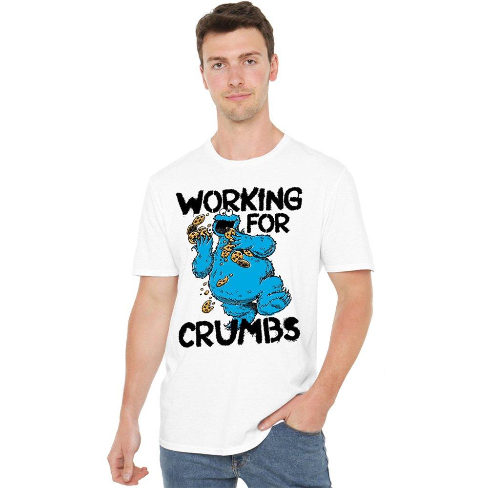 Sesame Street Sesame Street Cookie Monster Working For Crumbs T