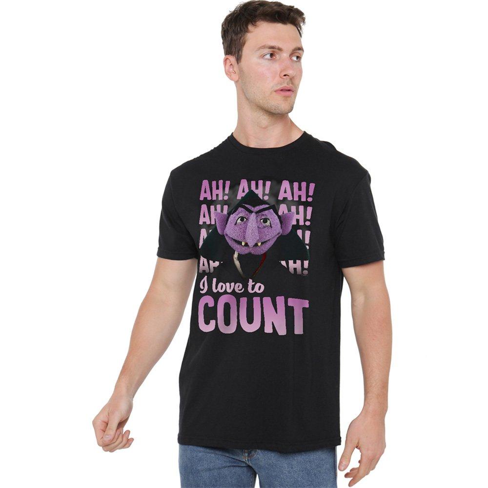 Black - Sesame Street - Sesame Street The Count Ah! Ah! Ah! T Shirt Black - 1