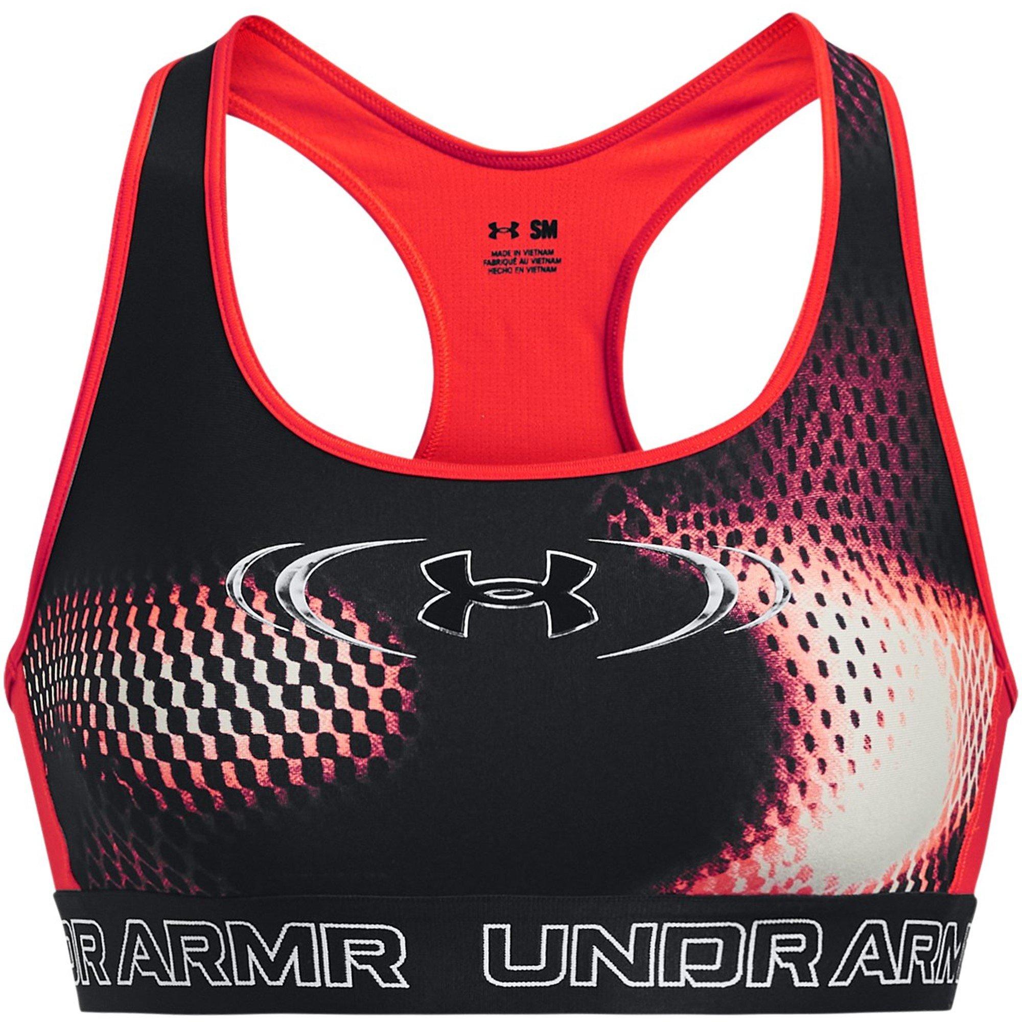 Under Armour Armour Ua Authentics Mid Padless Medium Impact Sports Bra Womens