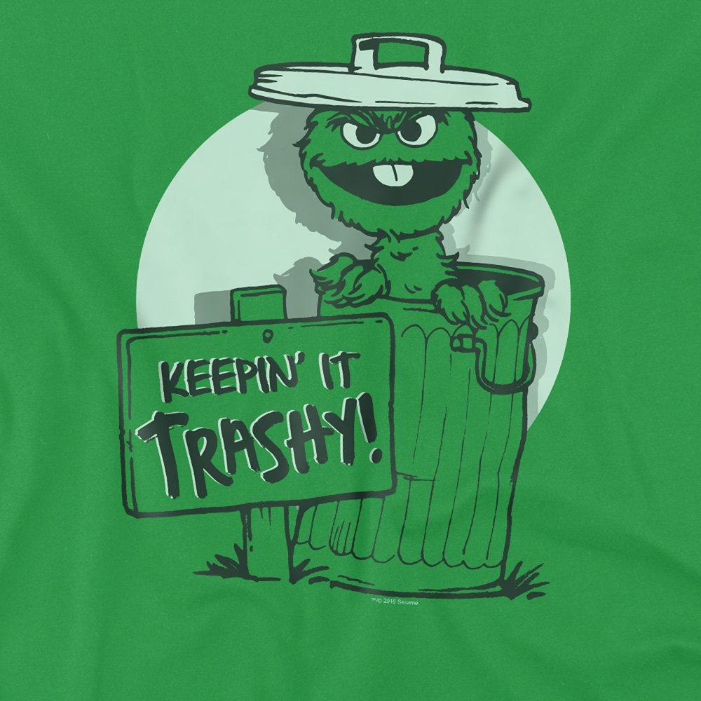 Green - Sesame Street - Sesame Street Keepin It Trashy T Shirt Kelly Gree - 2