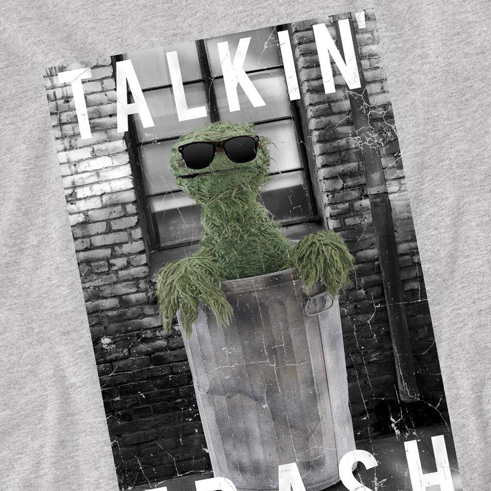 Grey - Sesame Street - Sesame Street Talkin Trash T Shirt Athletic Heath - 2