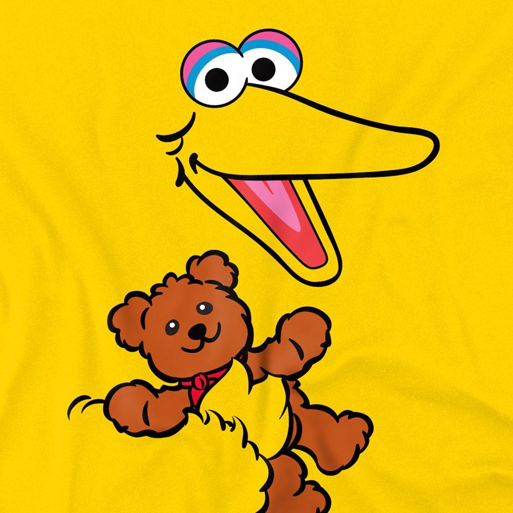 Yellow - Sesame Street - Sesame Street Big Bird Radar Face T Shirt Yellow - 2