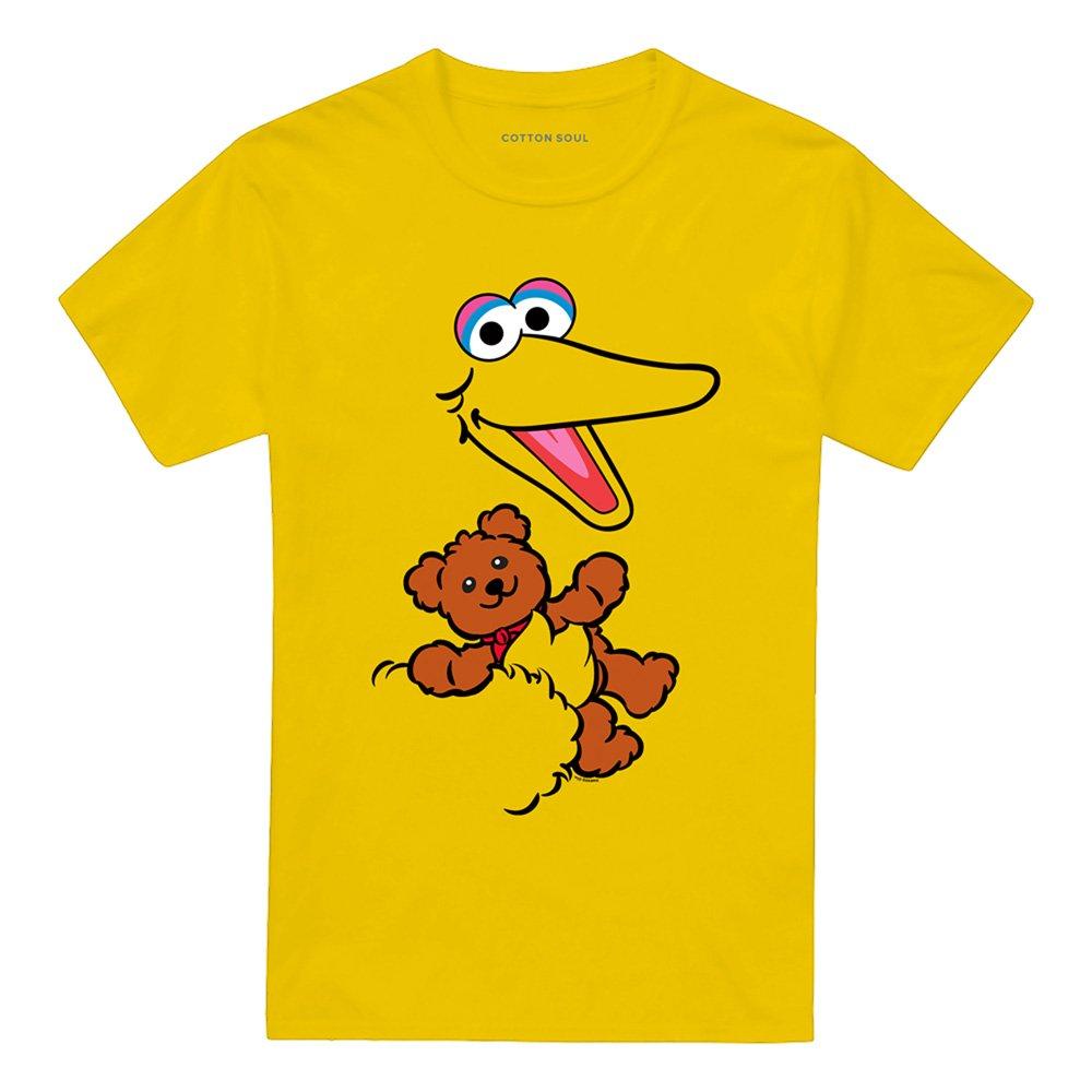 Yellow - Sesame Street - Sesame Street Big Bird Radar Face T Shirt Yellow - 4