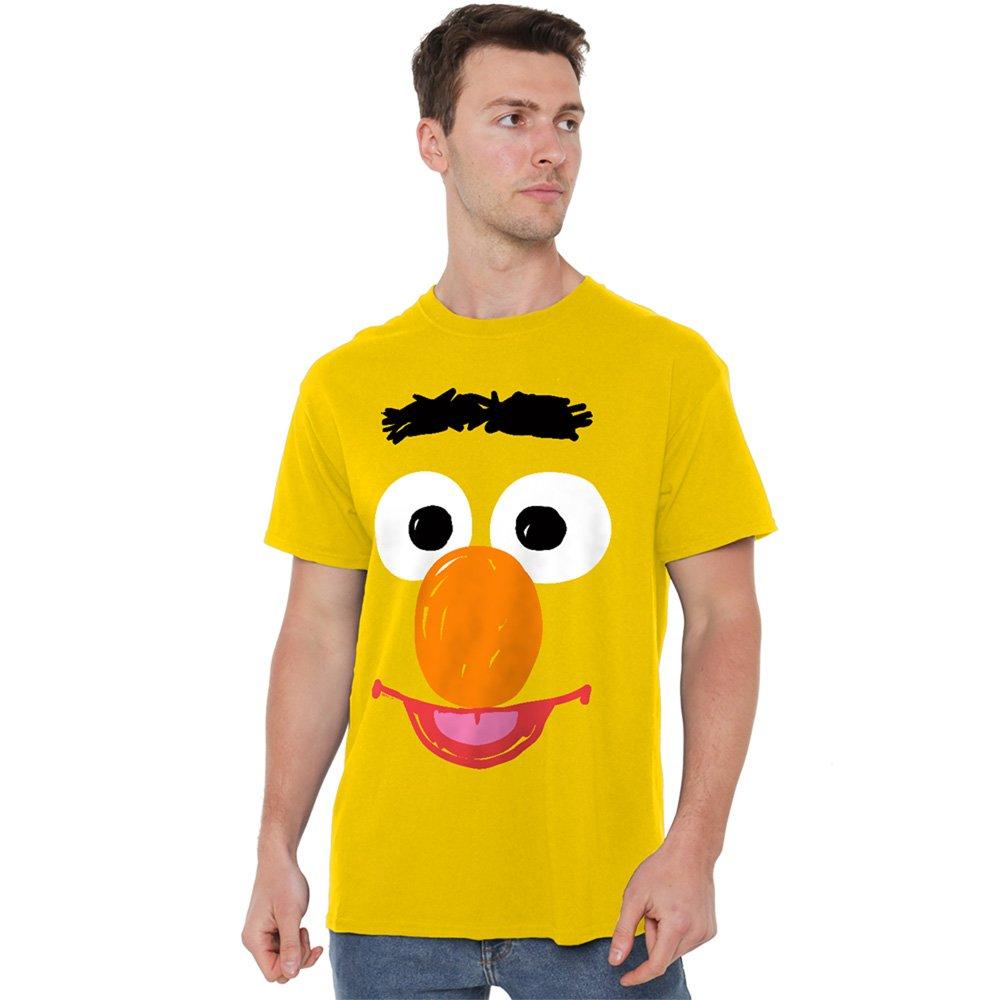 Yellow - Sesame Street - Sesame Street Bert Crayon Sketch T Shirt Yellow - 1