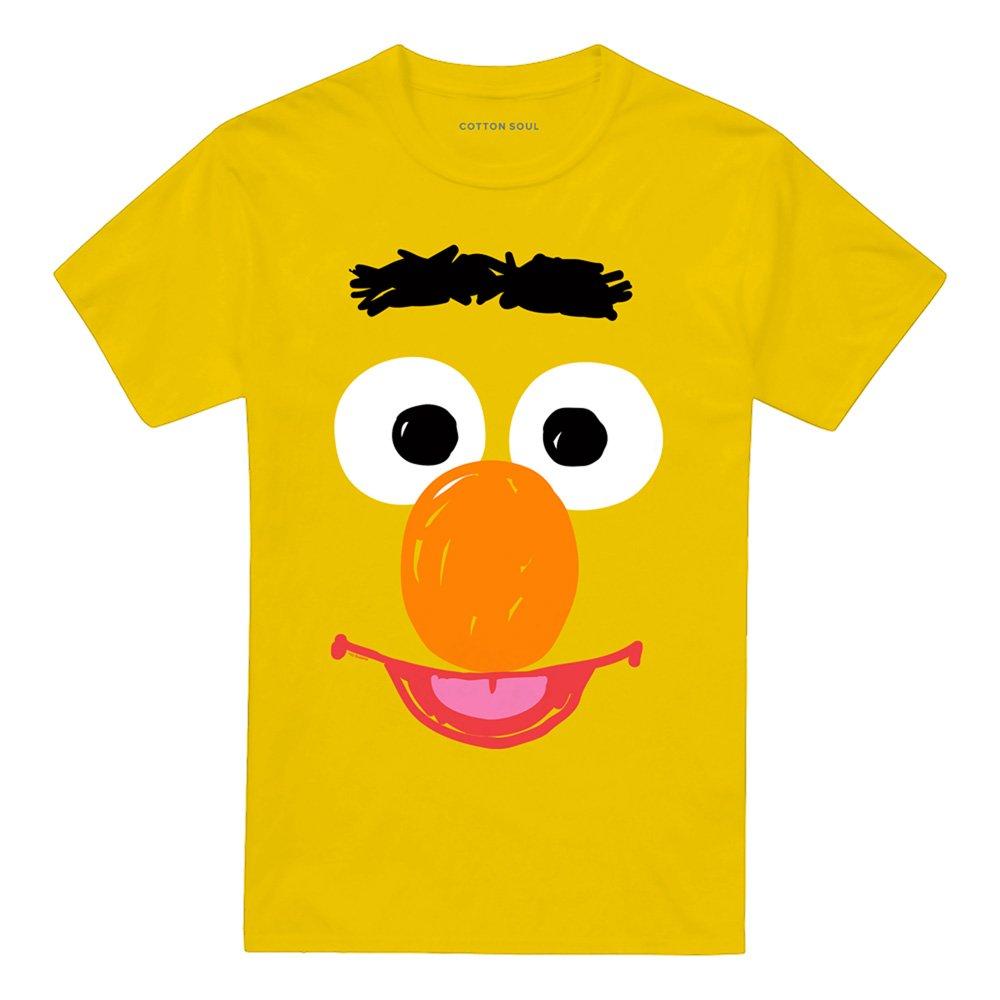 Yellow - Sesame Street - Sesame Street Bert Crayon Sketch T Shirt Yellow - 4