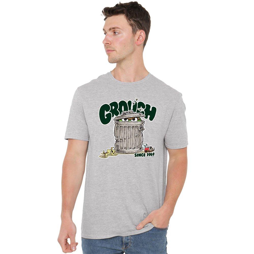 Grey - Sesame Street - Sesame Street Grouch T Shirt Athletic Heather - 1