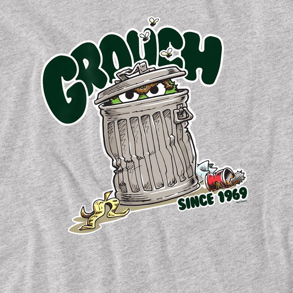 Grey - Sesame Street - Sesame Street Grouch T Shirt Athletic Heather - 2