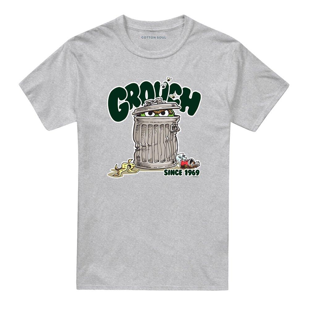 Grey - Sesame Street - Sesame Street Grouch T Shirt Athletic Heather - 4