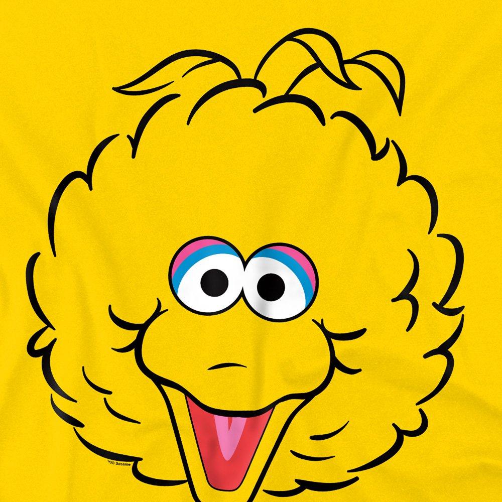 Yellow - Sesame Street - Sesame Street Big Bird Full Face T Shirt Yellow - 2