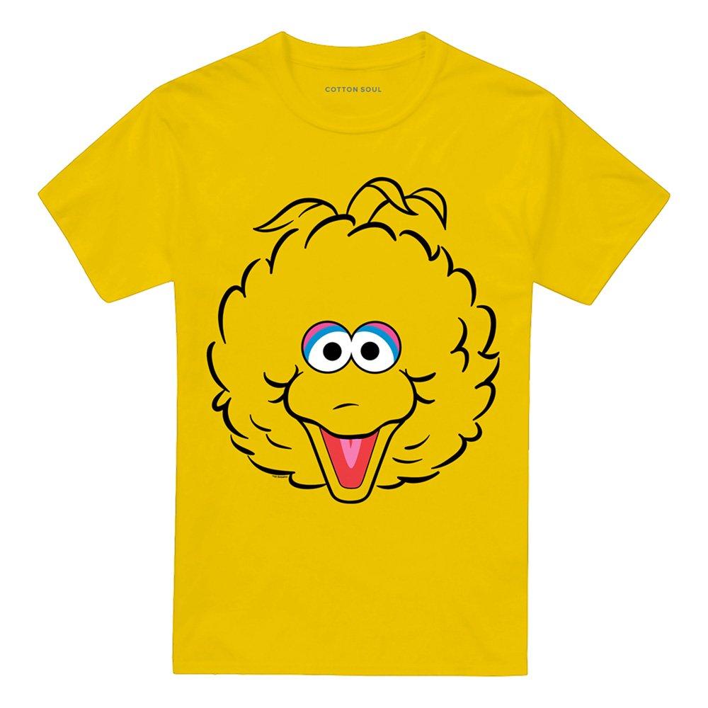 Yellow - Sesame Street - Sesame Street Big Bird Full Face T Shirt Yellow - 4