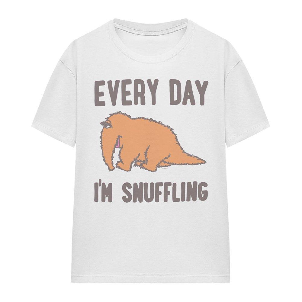 White - Sesame Street - Sesame Street The Snuffle Shuffle T-Shirt White - 4