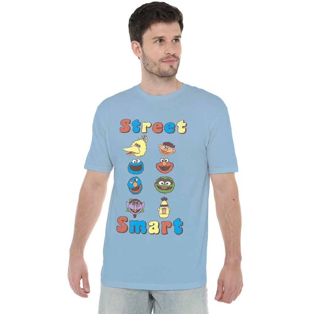 Light Blue - Sesame Street - Sesame Street Street Smart T Shirt Light Blue - 1