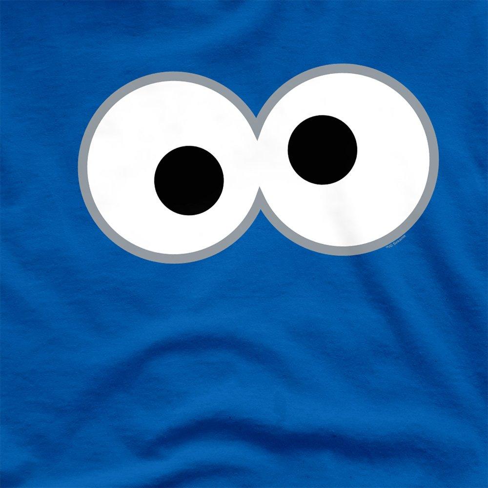 Royal - Sesame Street - Sesame Street Cookie Monster Eyes T Shirt Royal - 2