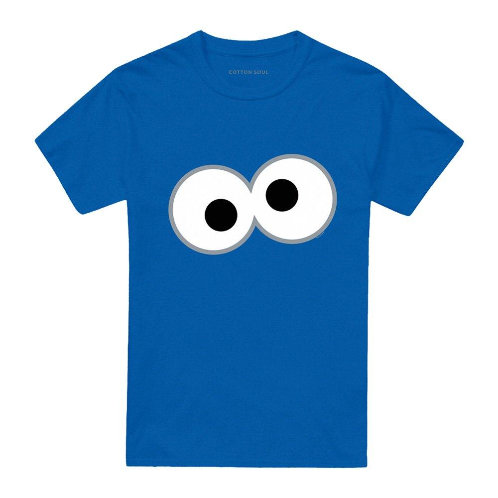 Royal - Sesame Street - Sesame Street Cookie Monster Eyes T Shirt Royal - 4