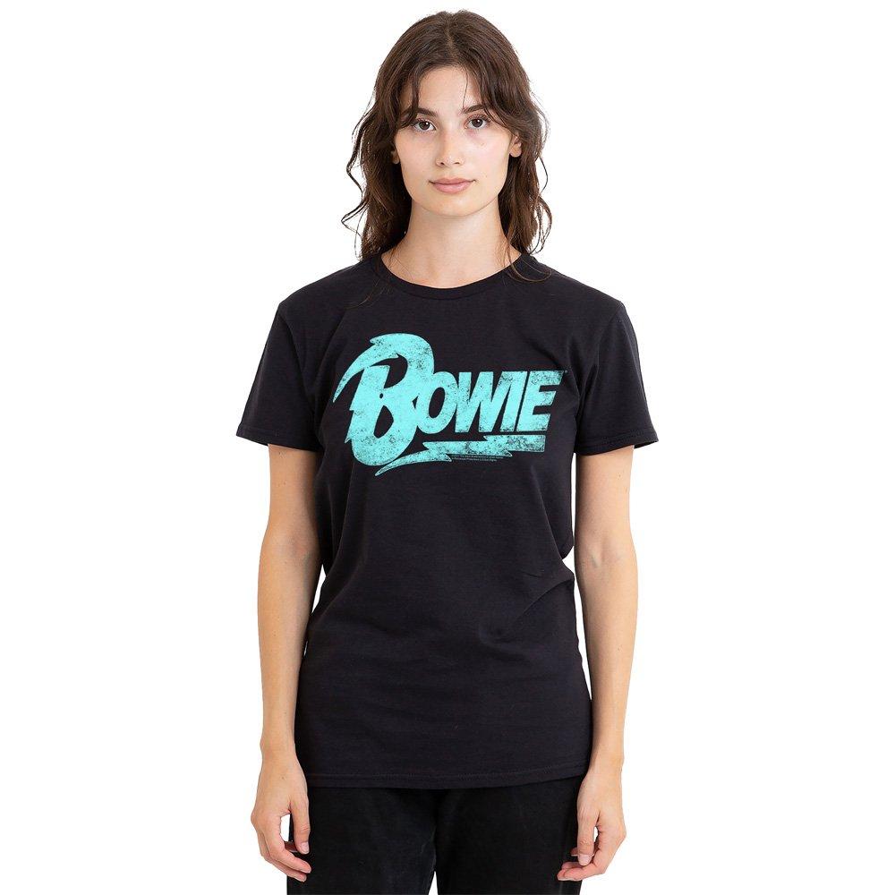 Black - David Bowie - David Bowie Logo T-Shirt Black - 1