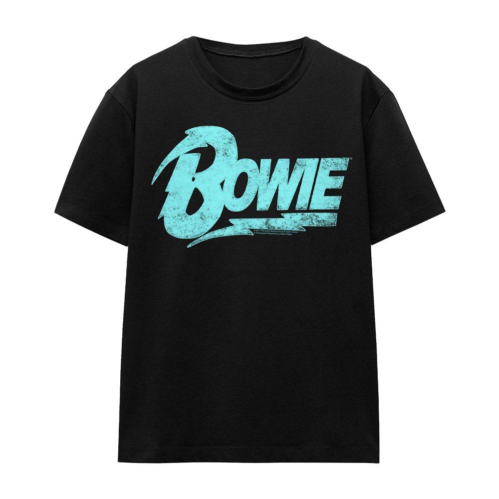 Black - David Bowie - David Bowie Logo T-Shirt Black - 4