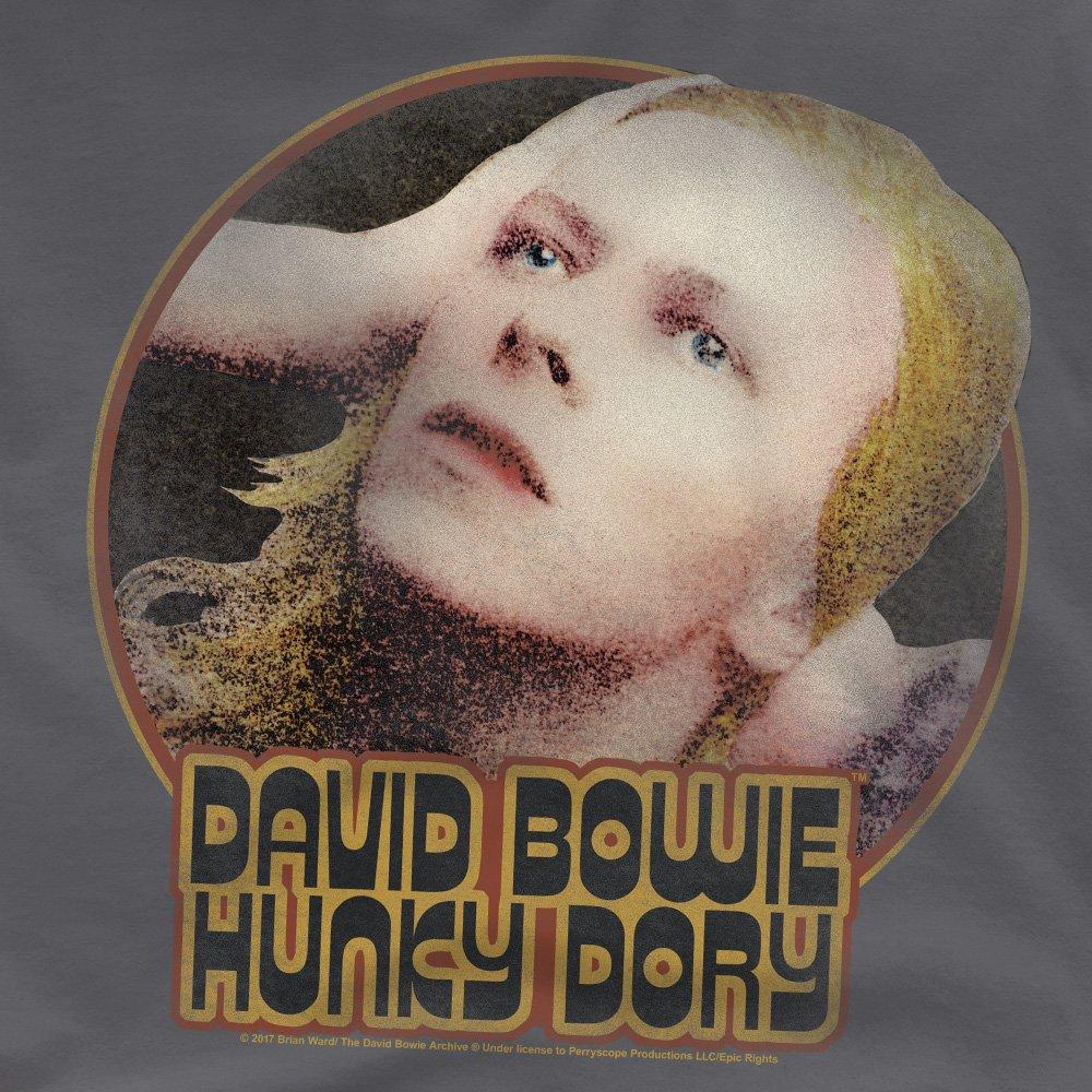 Charcoal - David Bowie - David Bowie Hunky Dory Circle Unisex T Shirt Char - 2