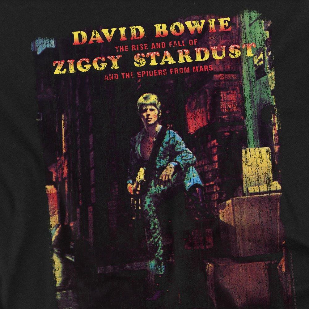Black - David Bowie - David Bowie Ziggy Stardust Album T-Shirt Black - 2