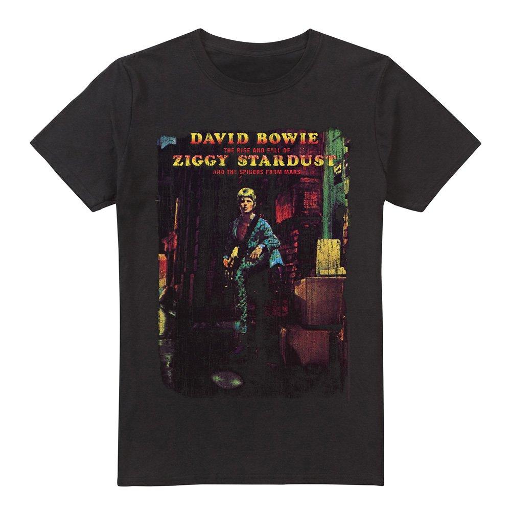 Black - David Bowie - David Bowie Ziggy Stardust Album T-Shirt Black - 4