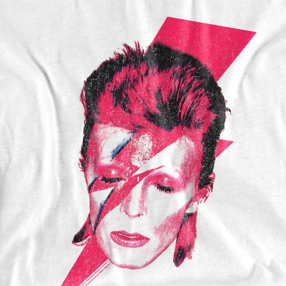 White - David Bowie - David Bowie Aladdin Sane Mens Long Sleeve T Shirt - 2