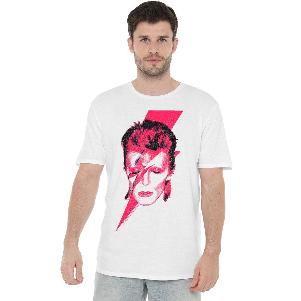 David Bowie Men's Aladdin Sane T-Shirt White - XXL