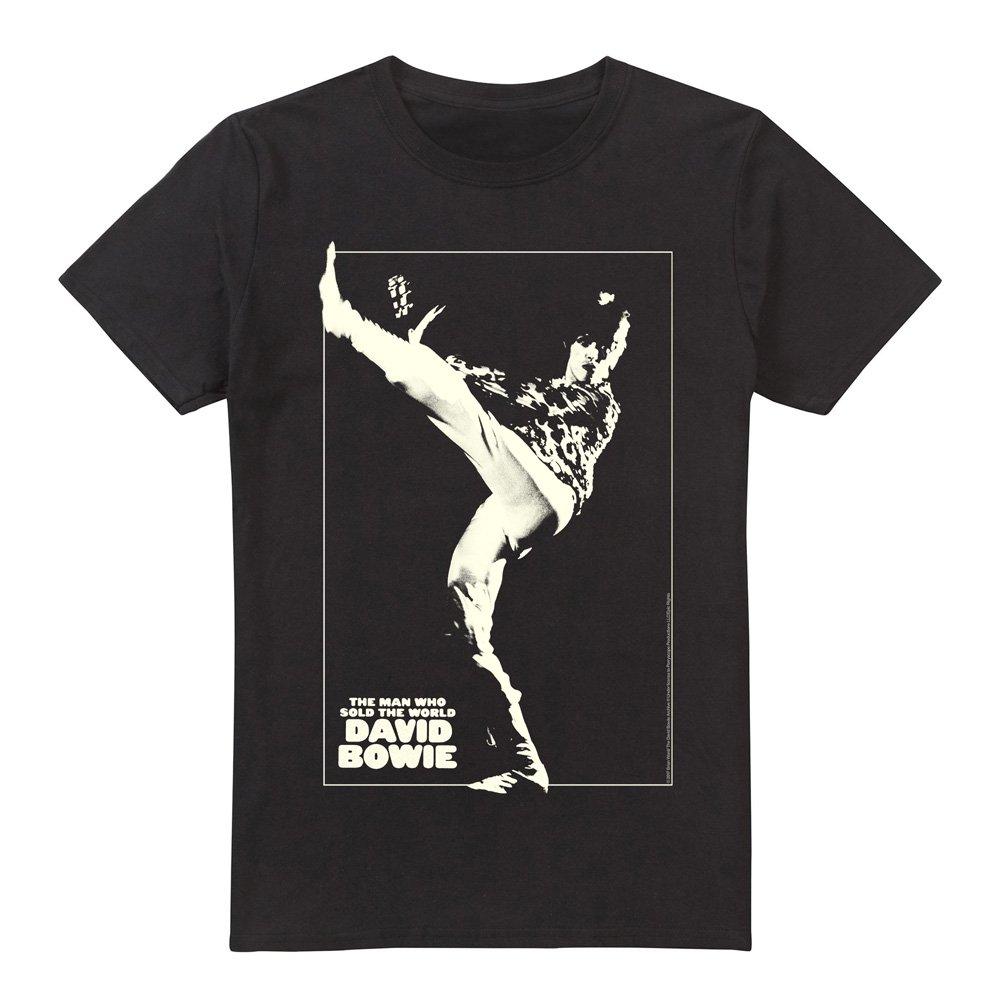Black - David Bowie - David Bowie The Man Cover T-Shirt Black - 4